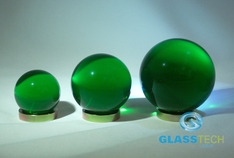 Fialková skleněná kulička 30 mm 