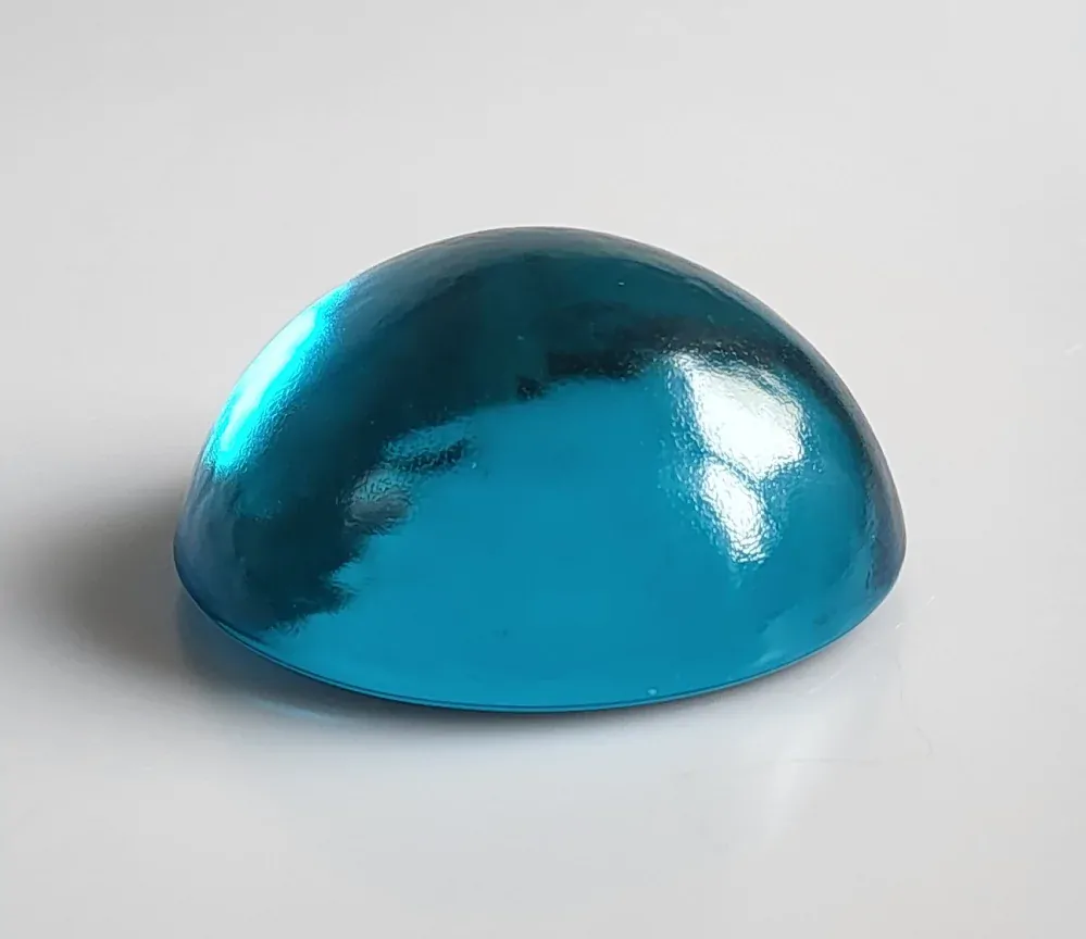 Polokoule tyrkysová - průměr 100 mm