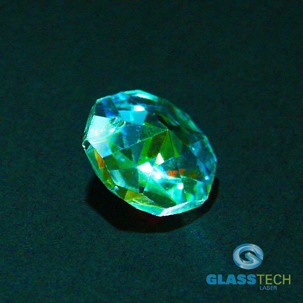 Skl. hvězdička duhová 12 mm, jedna dírka