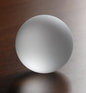Křišťálová koule 80 mm - mat