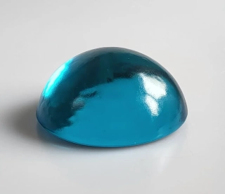 Polokoule tyrkysová - průměr 100 mm