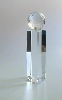 Skleněná trofej golfová 240-II.
